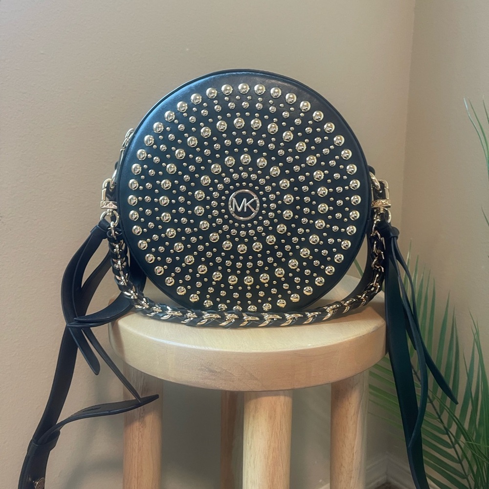Never worn Micheal Kors studded crossbody